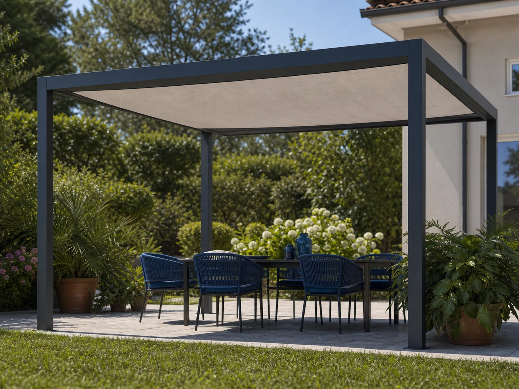 ETEREA Fabric-roof pergolas
